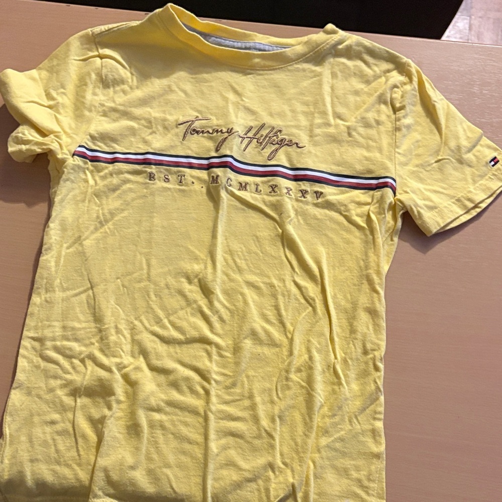 Tommy Hilfiger Yellow Logo T-Shirt